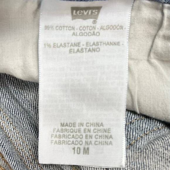 Woman's Levi’s Perfectly Slimming 512 Bootcut Blue Jeans Size 10M Medium‎ Wash - Picture 14 of 14